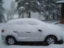 Snowed in Car